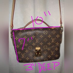Brown Monogram Shoulder Bag